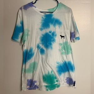 Pink/Victoria’s Secret, Good Condition Tie Dye Shirt. (M)